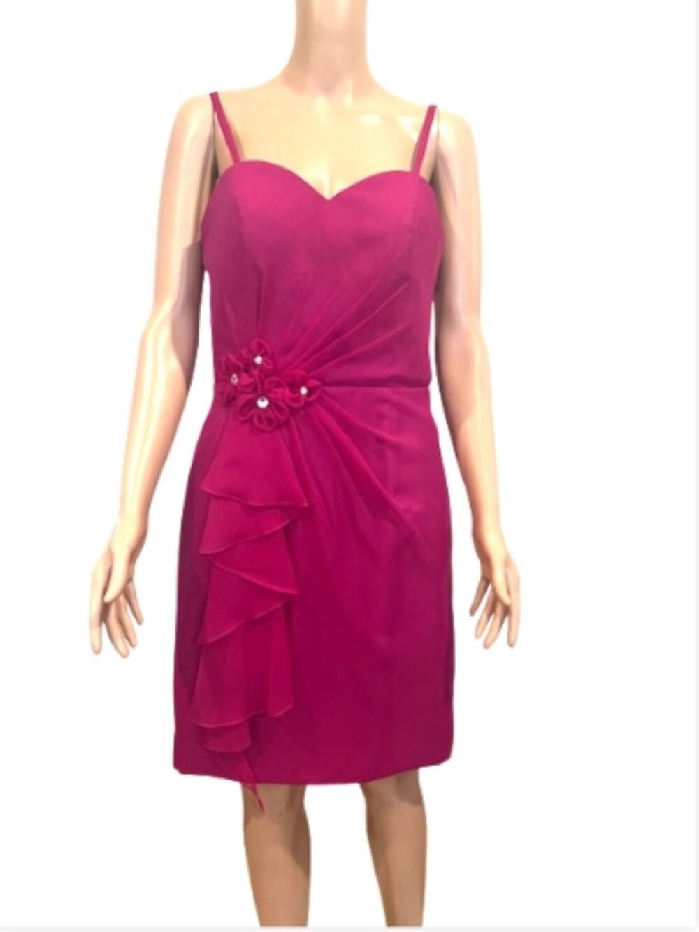 DA VINCI Womens  Evening/Party/Wedding Dress Fuchsia  Size 10   ** NEW **